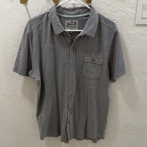 Seven7 Charcoal Casual Button Down Shirt